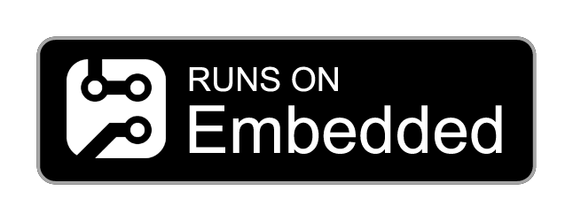 Runs on embedded