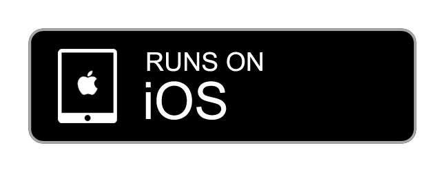 Runs on iOS